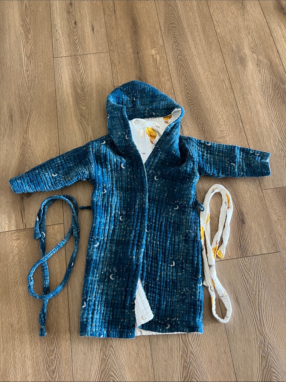 Reversible Muslin Robe